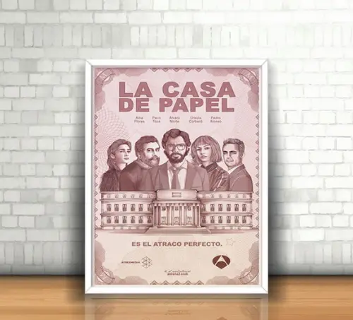 Quadro La Casa de Papel