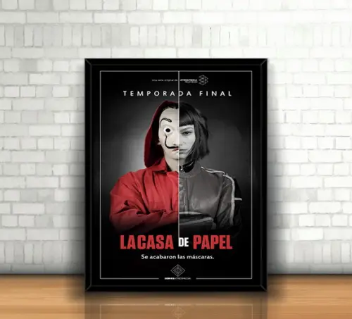 Quadro La Casa de Papel