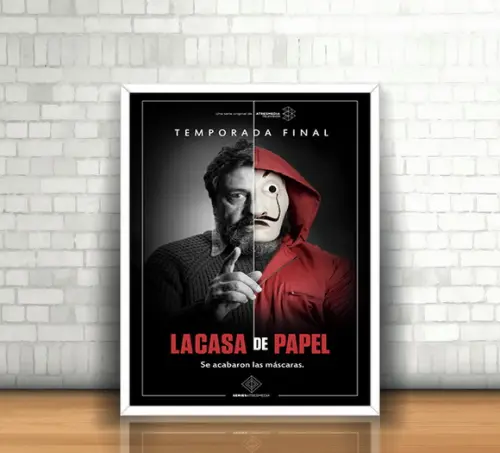 Quadro La Casa de Papel