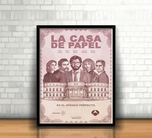 Quadro La Casa de Papel