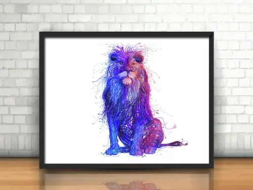 Quadro Lion (20x20cm)