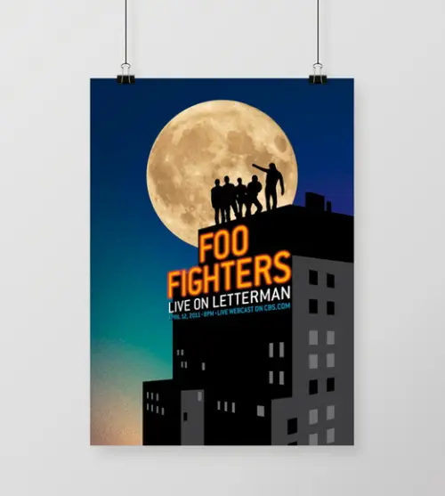 Quadro Live on Letterman / Foo Fighters