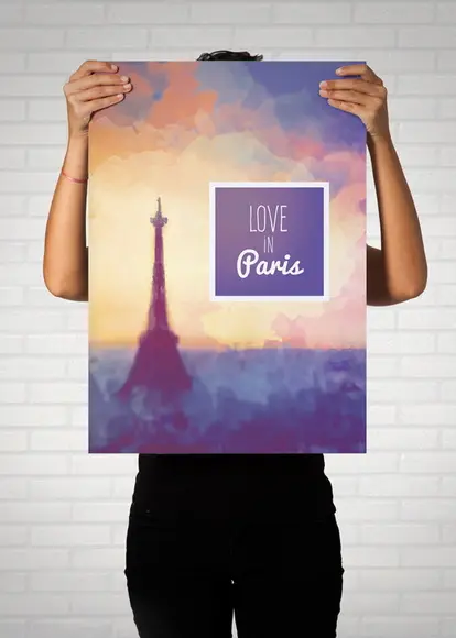 Quadro Love in Paris