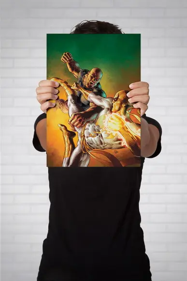 Quadro Luke Cage e Punho de Ferro