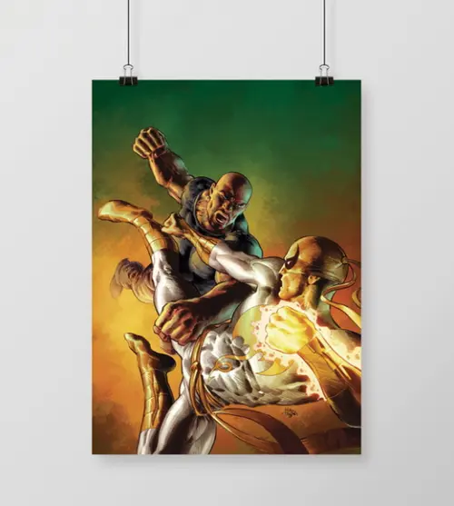 Quadro Luke Cage e Punho de Ferro