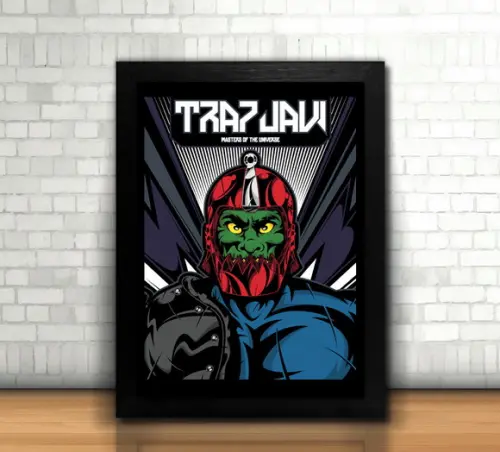 Quadro Mandibula / He-Man / 20x30cm / com vidro
