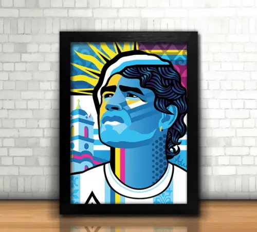 Quadro Maradona