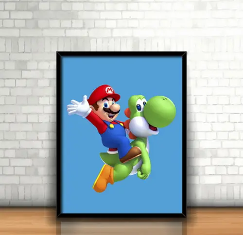 Quadro Mario & Yoshi