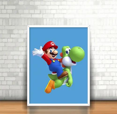 Quadro Mario & Yoshi