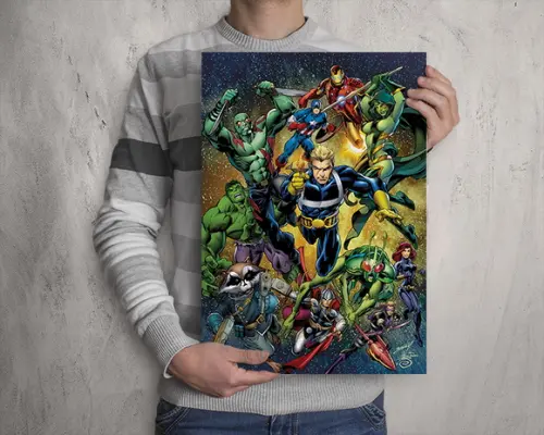 Quadro Marvel All Star