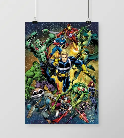 Quadro Marvel All Star