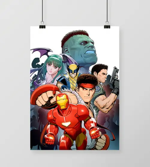 Quadro Marvel vs Capcom