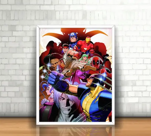 Quadro Marvel vs Capcom