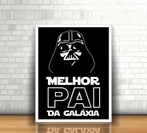 Quadro Melhor Pai da Galáxia
