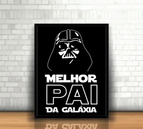 Quadro Melhor Pai da Galáxia