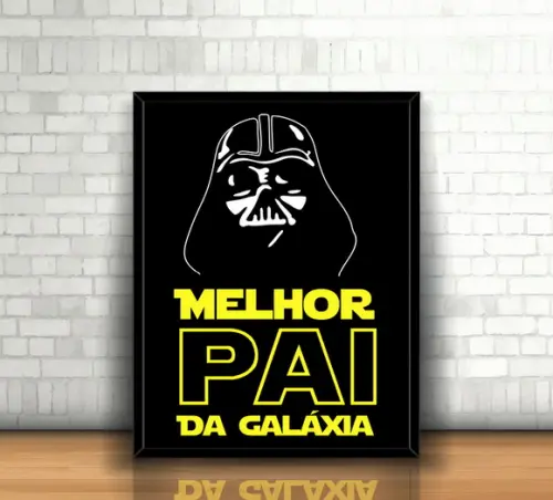 Quadro Melhor Pai da Galáxia