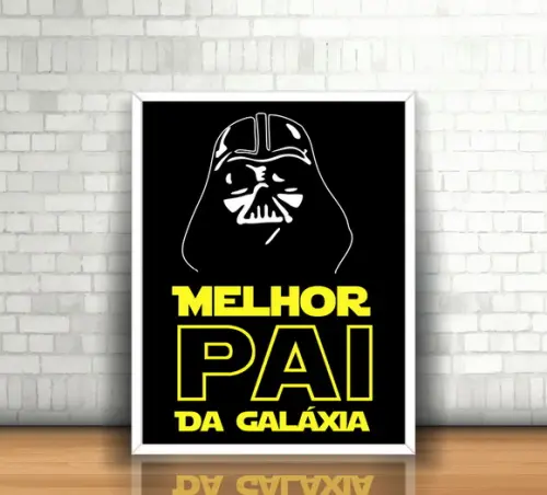 Quadro Melhor Pai da Galáxia