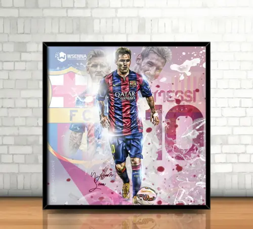 Quadro Messi / Barcelona