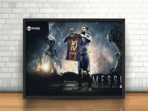 Quadro Messi / Barcelona
