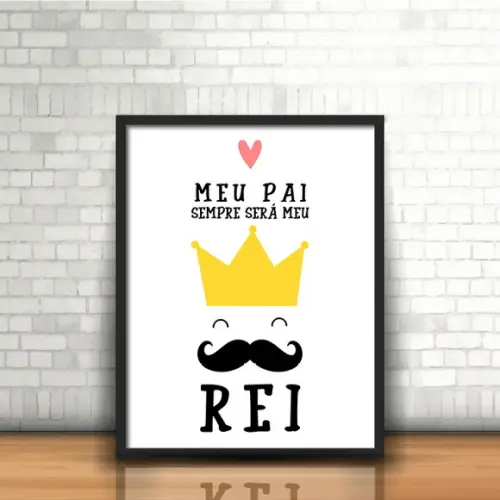 Quadro Meu Pai, Meu Rei