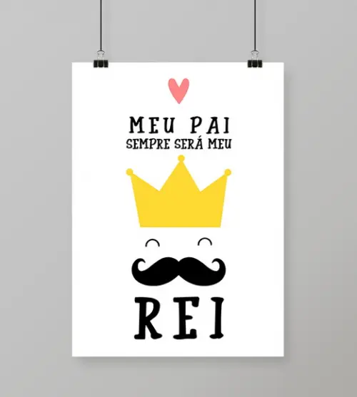 Quadro Meu Pai, Meu Rei