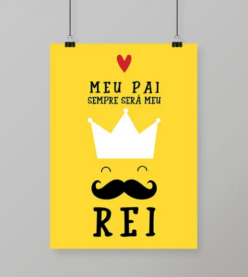 Quadro Meu Pai, Meu Rei
