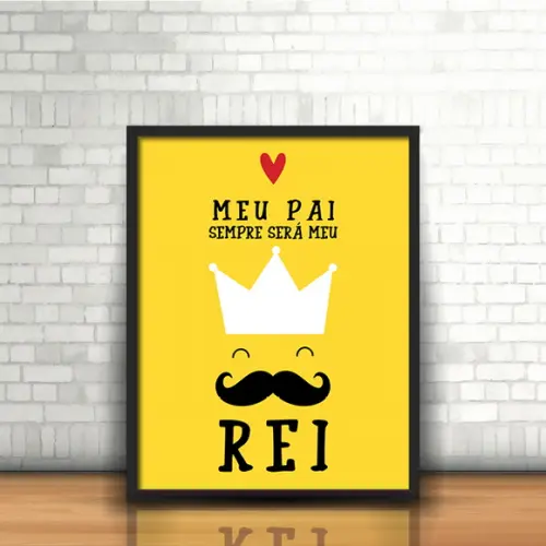 Quadro Meu Pai, Meu Rei