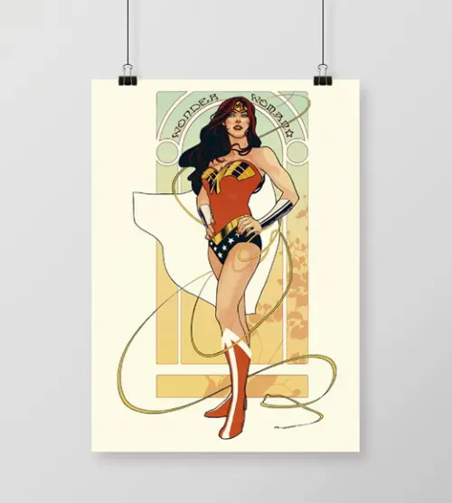 Quadro Mighty / Mulher-Maravilha
