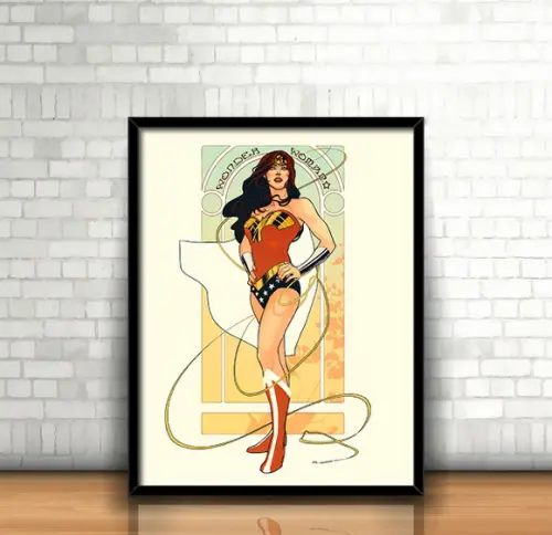 Quadro Mighty / Mulher-Maravilha