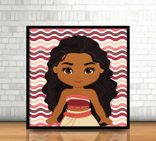Quadro Moana (20x20cm)