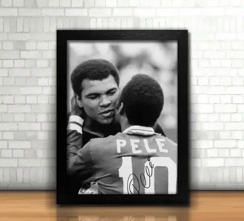 Quadro Muhammad Ali & Pelé
