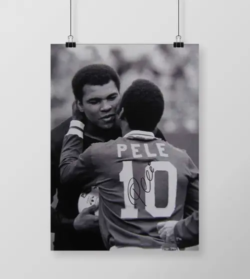Quadro Muhammad Ali & Pelé