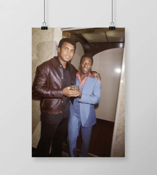 Quadro Muhammad Ali & Pelé