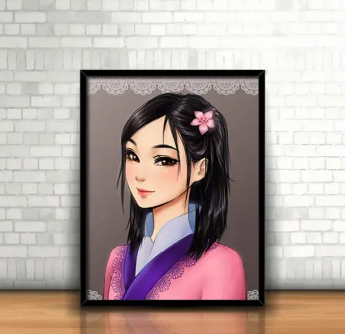 Quadro Mulan / Anime