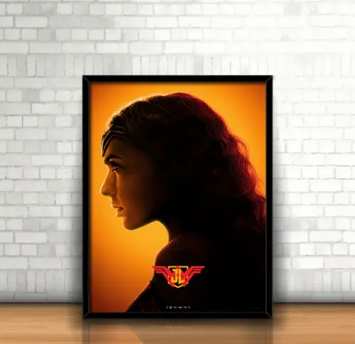 Quadro Mulher Maravilha / Liga da Justiça