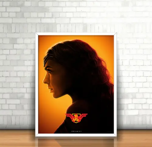 Quadro Mulher Maravilha / Liga da Justiça