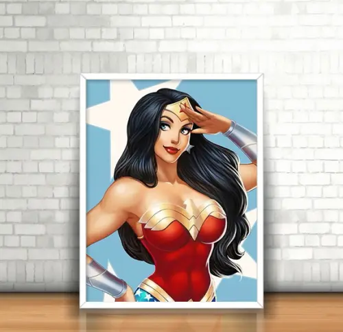 Quadro Mulher-Maravilha