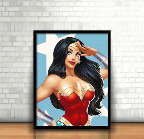 Quadro Mulher-Maravilha