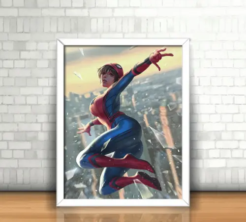 Quadro Mullher Aranha