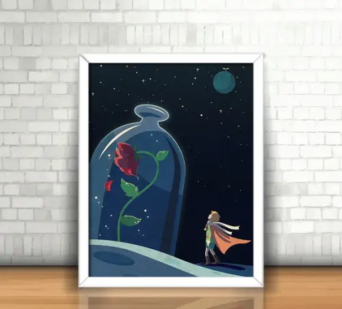 Quadro O Pequeno Príncipe