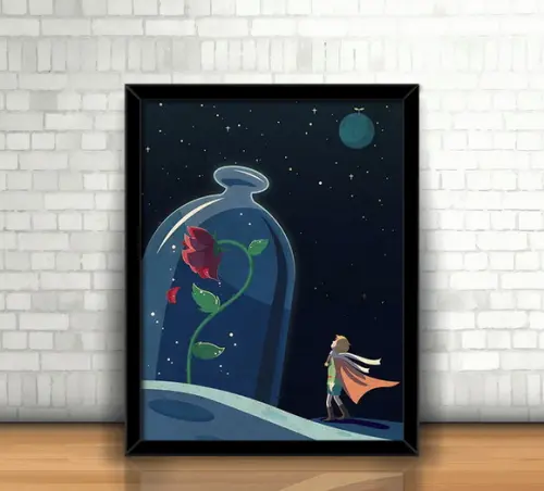 Quadro O Pequeno Príncipe