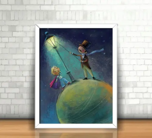 Quadro O Pequeno Príncipe