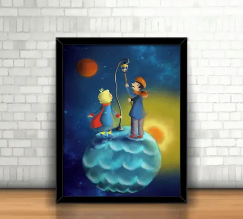 Quadro O Pequeno Príncipe