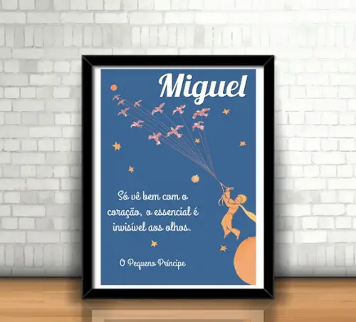 Quadro O Pequeno Príncipe