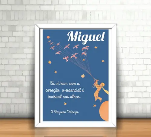 Quadro O Pequeno Príncipe