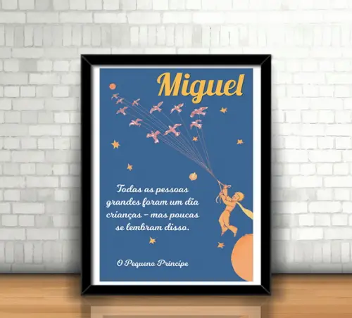 Quadro O Pequeno Príncipe