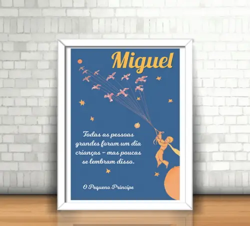 Quadro O Pequeno Príncipe