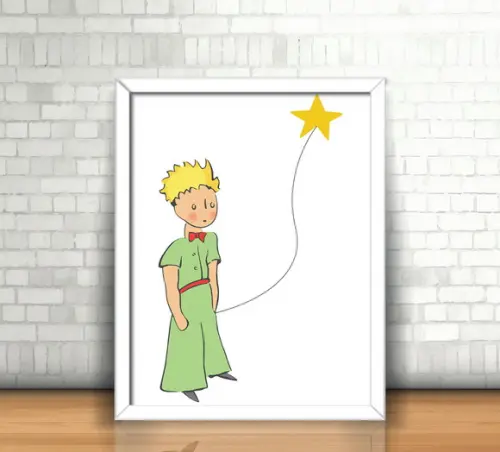Quadro O Pequeno Príncipe