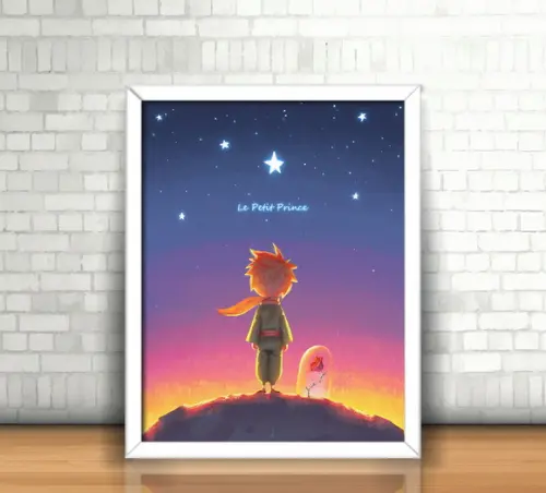 Quadro O Pequeno Príncipe
