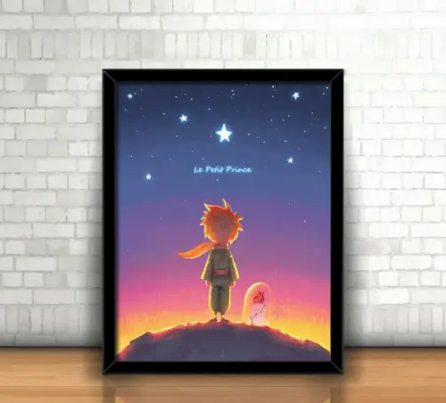 Quadro O Pequeno Príncipe